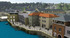 Riverside homes and commerce at Kingston Mills