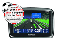 Buy a TomTom Go Live and get your money back if England win the World Cup