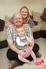 Rebecca, Richard and Matilda Culley relax in the comfort of their brand new home.