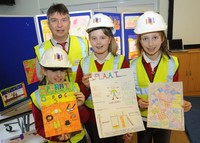 Harwich kids learn building site safety