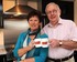 Barbara and Bill Charteris enjoying their new home