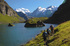 Walking in the Swiss Alps