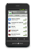 Garmin-Asus A10 Android smartphone with Garmin navigation