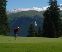 Golfers on top of the world in St Moritz 