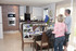 Customers take a look inside the show homes at Saxon Court.