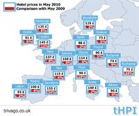 European hotel prices soar