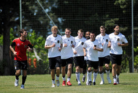 World Cup stars ‘regenerate’ in Sicily
