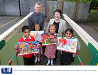 Antler Homes awards prizes to colouring kids