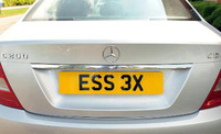 Personalised registration ESS 3X sells for £6,520