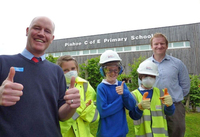 Taylor Wimpey gives Pinhoe kids a lesson in site safety