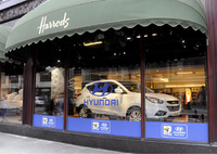 Shopping for a new Hyundai? Just go to Harrods!