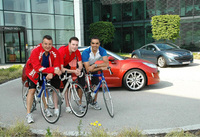 Birmingham team cycle to Paris on Peugeot bikes in aid of charity