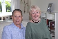 Diana and Richard Green in their David Wilson Retirement Homes apartment at Wantage