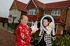 Silly Billy plays some tricks on Rhianna Agnello at Saxon Court