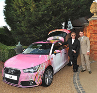 Damien Hirst donates Audi A1 ‘Art Car’ for Sir Elton’s charity