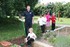 Dave Cowley of Taylor Wimpey with the pupils