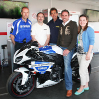 Steve collects Yamaha’s ultimate prize