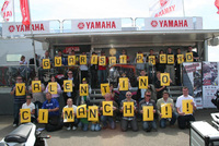 Yamaha fans send their very best to the goat!