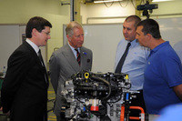 Prince of Wales visits Ford Bridgend plant