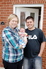 Rachel Walsh and her fiancé Mark with their new baby daughter Holly. 