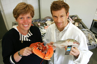 Customers hooked on line-caught Sea bass