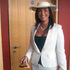 Lisa Connell in her race day outfit
