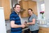 Gary and Laura in their new kitchen
