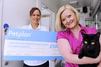 Petplan donates £500 to local RSPCA branch