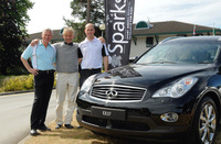 Infiniti tees off for children’s charity Sparks