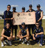The Bears with the £10,000 cheque!