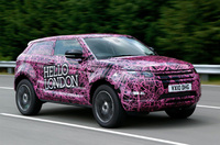 Range Rover Evoque prototypes go undercover