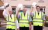 Site managers Jason Castling, Mick Suttenwood and Ray Winney 