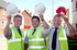 Site managers John Maitland, Jamie Harris and Douglas Bennington 