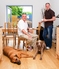 Fairview New Homes, The Mill - Dean and Lee with dogs Dudley and Oscar 