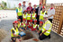 The Rainbows, Brownies and Guides bury the time capsule