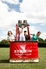 Staff from Fulfen Primary School test out the balloon’s basket