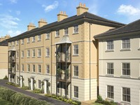 An artist’s impression of St Helen’s Mews in Brentwood, Essex.