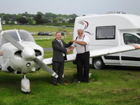 Motorhome deal takes off with plane trade-in