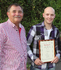 Year 2+ apprentice winner Curtis Taylor with Redrow's managing director Tony Stevens. 