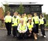 The pupils of Grange Park School visiting the Birling Grange development