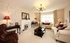 The stylish lounge of the ‘Richmond’ show home.