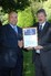 Site Manager Mark Frost (left) with Andy Henson, NHBC Inspections Manager.