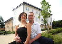 Happy couple in Essex find their ideal property