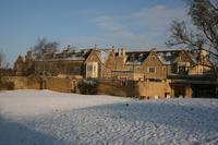 Whately Manor in the snow