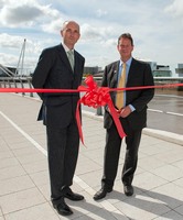 Council leader opens new riverside walkway in Newport