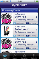 O2 Priority Tickets App