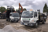 Euro 5 Fuso Canter fleet digs in for Gallagher