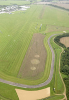 Mysterious crop circles appear at Goodwood