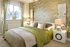 Decorated bedroom at Paget Green 