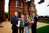 Matthew Storey and Gareth Jacob with Maureen Hanrahan and her daughter Jane